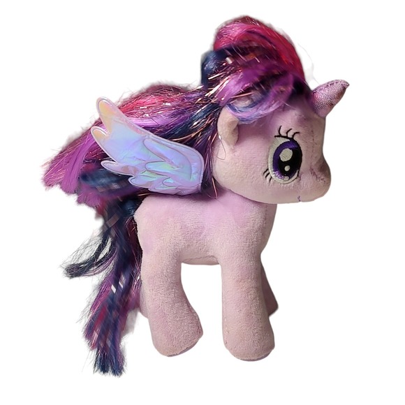 TY My Little Pony Twilight Sparkle Purple Unicorn 7 in Plush Toy 2016 With Wings - Picture 6 of 9